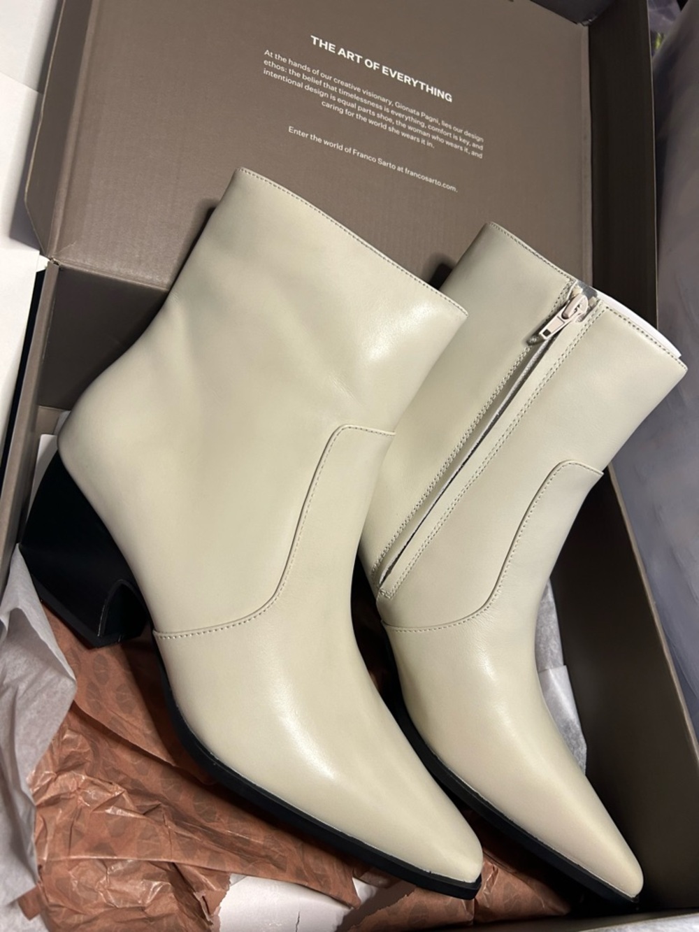 Vittorio Leather Ankle Booties